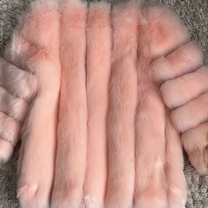 Pink Faux Fur Jacket